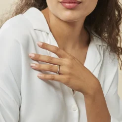 Bague Maissara Or Blanc Diamant