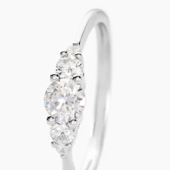 Bague Maiwen Argent Blanc Oxyde De Zirconium