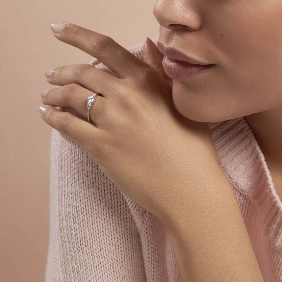 Bague Maiwen Argent Blanc Oxyde De Zirconium