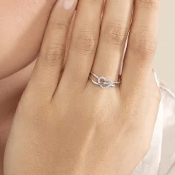 Bague Malinda Or Blanc Diamant