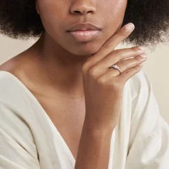 Bague Mallory Argent Blanc Oxyde De Zirconium