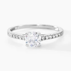 Bague Manon Or Blanc Oxyde De Zirconium