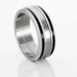 Bague Margalith Acier Blanc