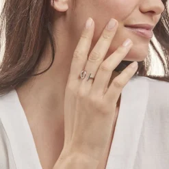 Bague Marie-capucine Argent Blanc