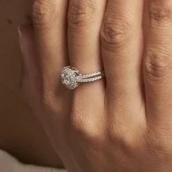 Bague Marie-felix Argent Blanc Oxyde De Zirconium