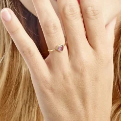 Bague Marsie Or Jaune Améthyste