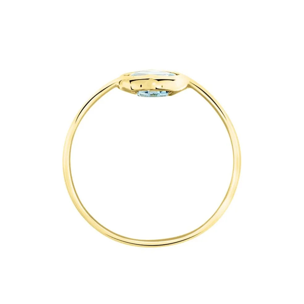 Bague Marsie Or Jaune Topaze