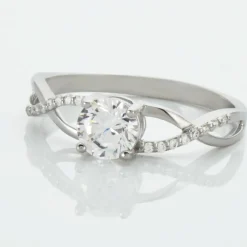 Bague Maryna Argent Blanc Oxyde De Zirconium