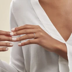 Bague Maryne Argent Blanc Oxyde De Zirconium