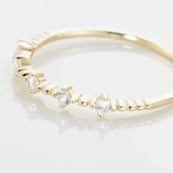 Bague Maximilienne Or Jaune Oxyde De Zirconium