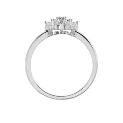 Bague Maximille Argent Blanc Oxyde De Zirconium