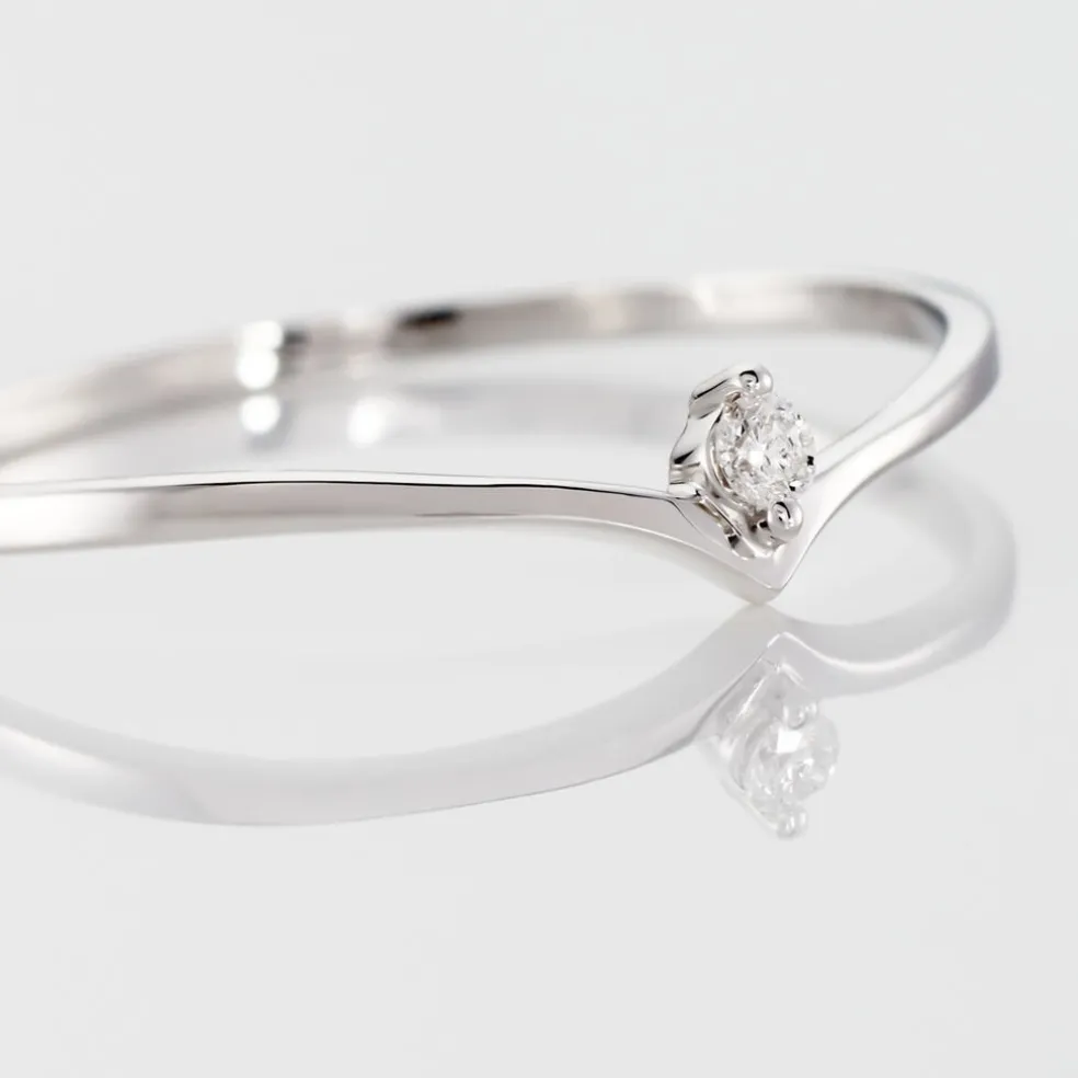 Bague Maye Or Blanc Diamant