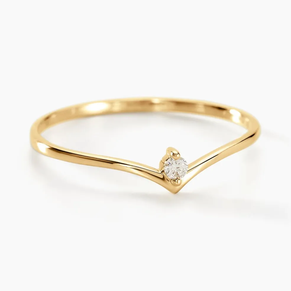 Bague Maye Or Jaune Diamant