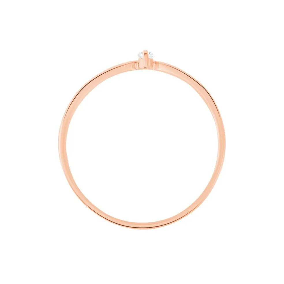 Bague Maye Or Rose Diamant