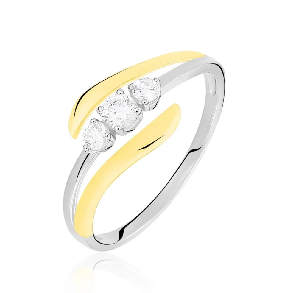 Bague Mayline Or Bicolore Diamant