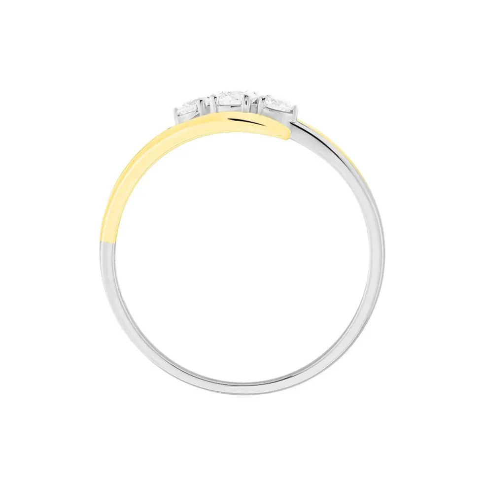 Bague Mayline Or Bicolore Diamant