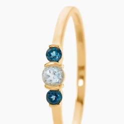 Bague Mediha Or Jaune Topaze