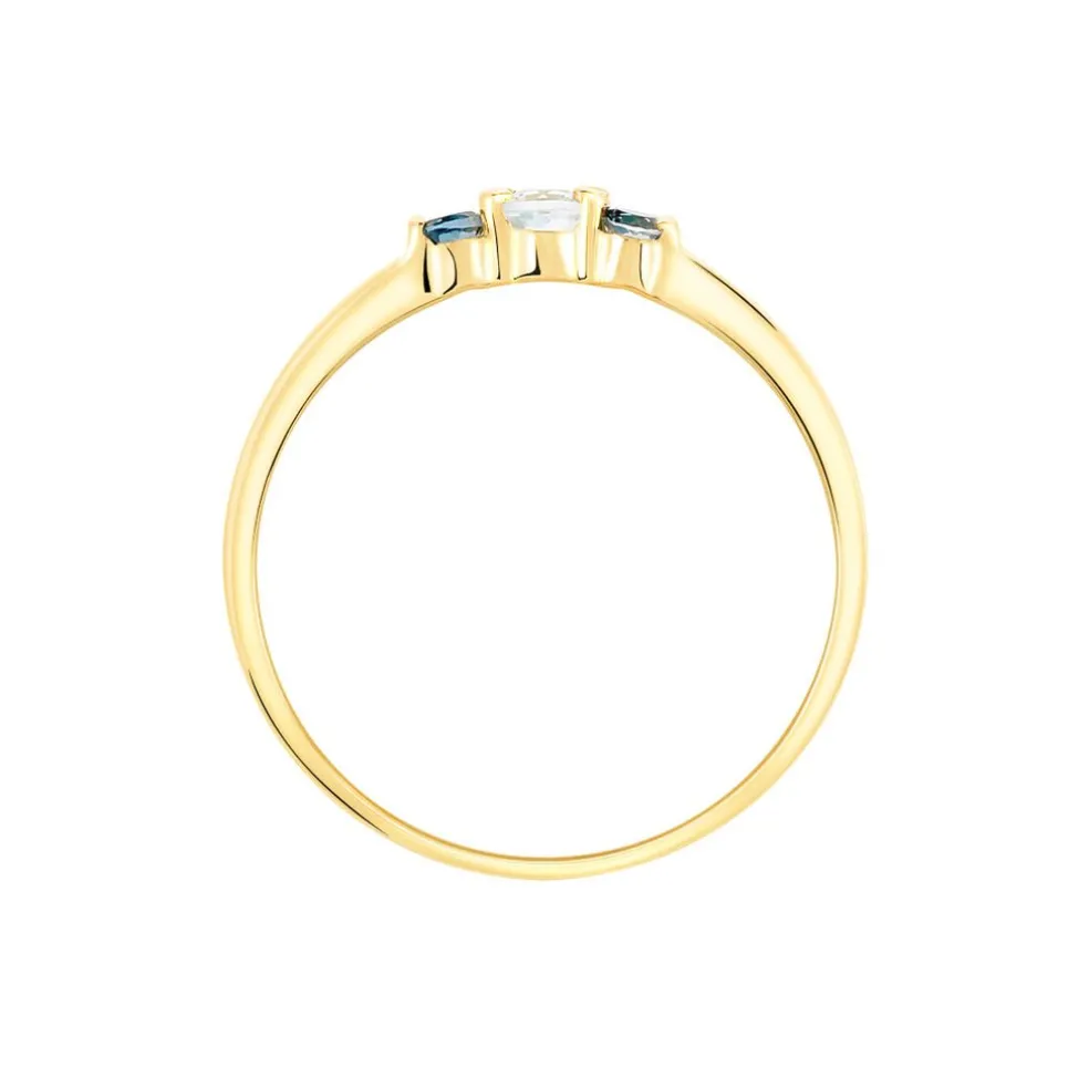 Bague Mediha Or Jaune Topaze