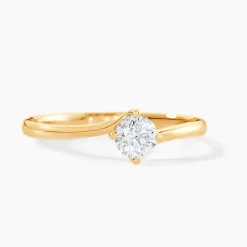 Bague Mehetabel Or Jaune Diamant Synthétique