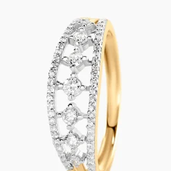 Bague Meirion Or Blanc Diamant Synthétique