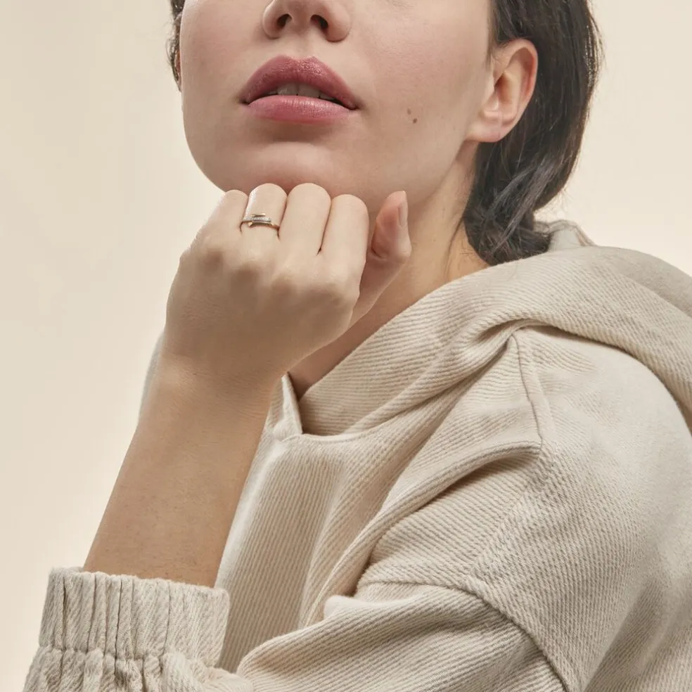 Bague Melia Or Jaune Diamant