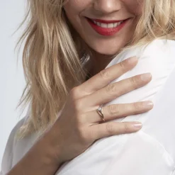 Bague Melinia Or Jaune Diamant