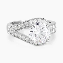 Bague Melisse Argent Blanc Oxyde De Zirconium