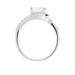 Bague Melisse Argent Blanc Oxyde De Zirconium