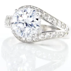 Bague Melisse Argent Blanc Oxyde De Zirconium