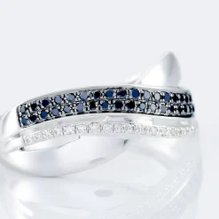 Bague Merlin Or Blanc Diamant