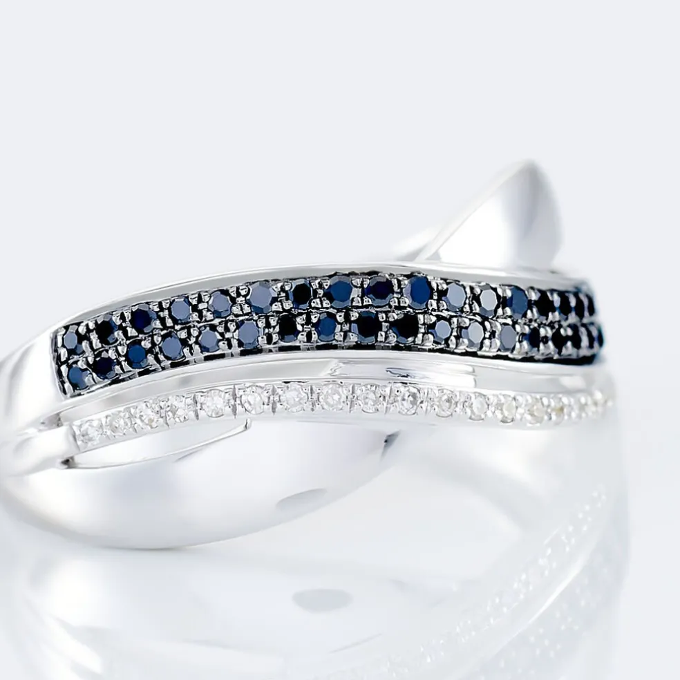 Bague Merlin Or Blanc Diamant