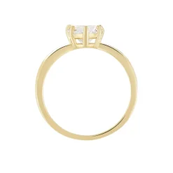 Bague Minos Plaqué Or Oxyde De Zirconium