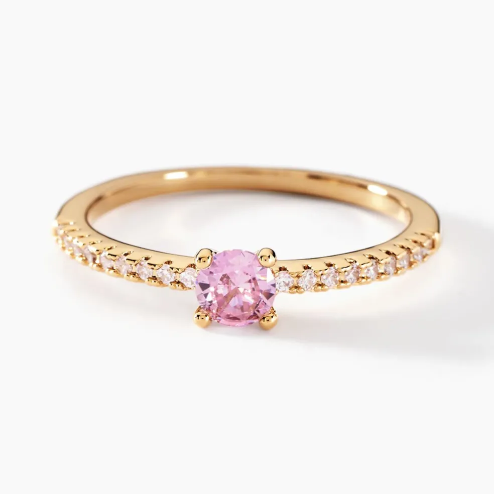 Bague Mireilla Plaqué Or Doré Oxyde De Zirconium