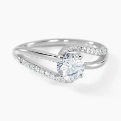 Bague Mirene Argent Blanc Oxyde De Zirconium