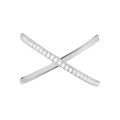 Bague Miya Argent Blanc Oxyde De Zirconium