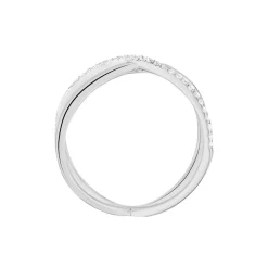 Bague Miya Argent Blanc Oxyde De Zirconium