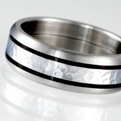 Bague Mollie Acier Blanc