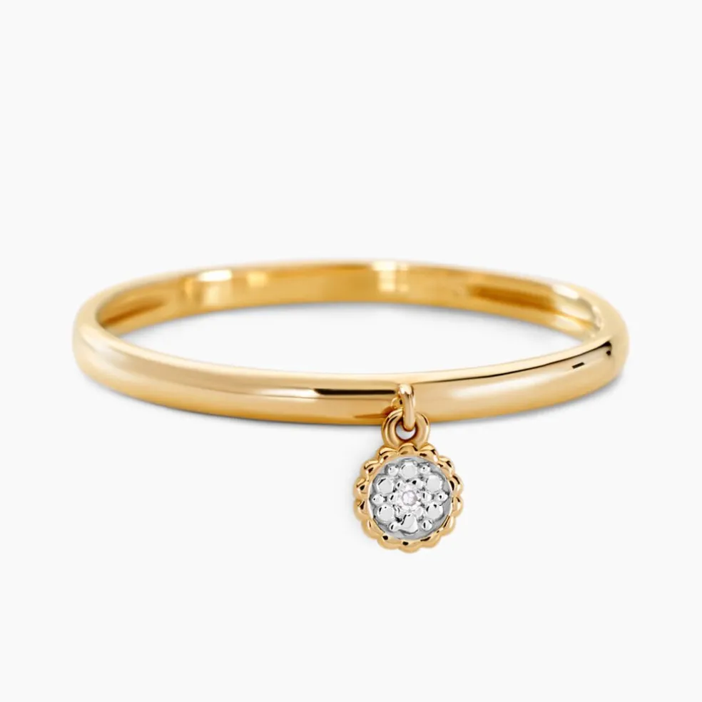 Bague Mon 1er Diamant Or Jaune Diamant