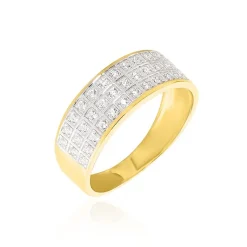 Bague Morjana Or Jaune Oxyde De Zirconium