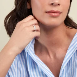 Bague Morjana Or Jaune Oxyde De Zirconium