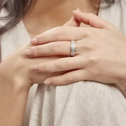 Bague Morjana Or Jaune Oxyde De Zirconium