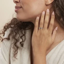 Bague Morrigan Or Blanc Oxyde De Zirconium