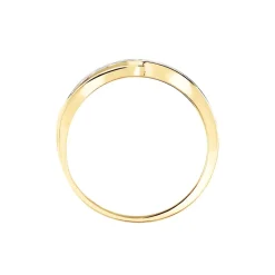 Bague Mounira Or Jaune Oxyde De Zirconium