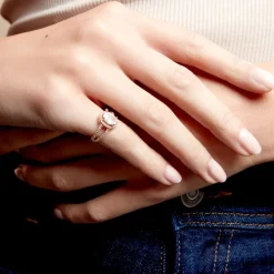 Bague Myriama Plaqué Or Jaune Oxyde De Zirconium