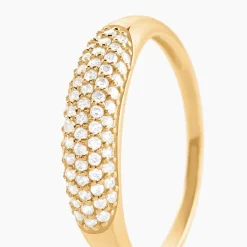 Bague Nadzeija Or Jaune Oxyde De Zirconium