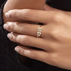 Bague Nahia Or Jaune Oxyde De Zirconium