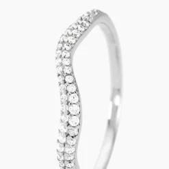 Bague Nandie Argent Blanc Oxyde De Zirconium