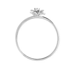 Bague Narcisse Dream Argent Blanc Oxyde De Zirconium