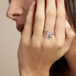 Bague Narcisse Dream Argent Blanc
