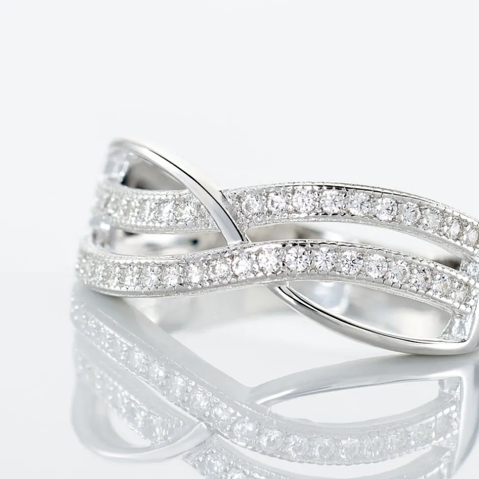 Bague Nauri Argent Blanc Oxyde De Zirconium